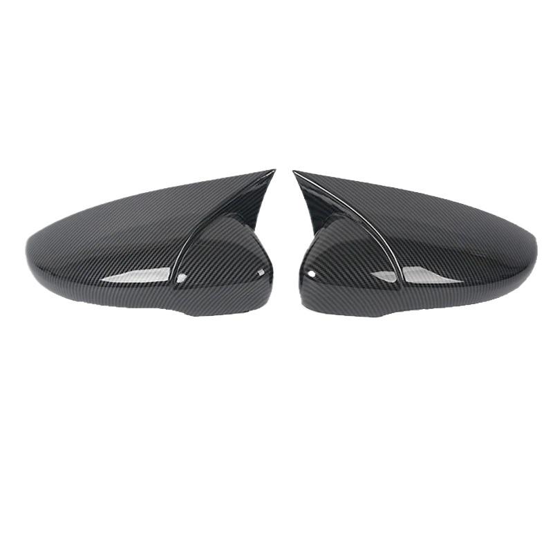 Car Upgrade For Volkswagen Beetle II A5 2011- Horn Style Rearview Mirror Cover Cap Exterior Accessories Trim