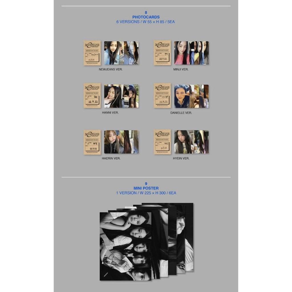 NewJeans Новые джинсы / 1-й EP-альбом (Синяя книга вер.)