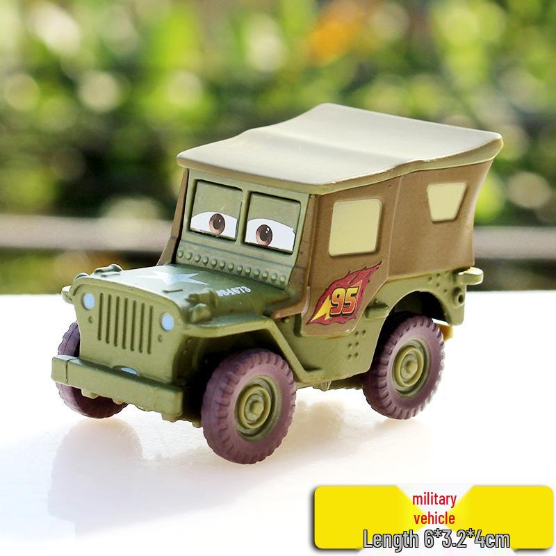 Набор машинок Pixar Cars из сплава: Модели МакКуина, Мэтра, Салли, Шерифа