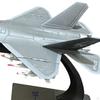 Fighter Model 1/100 Scale Ornament Souvenir with Base Diecast Plane Toy for Living Room