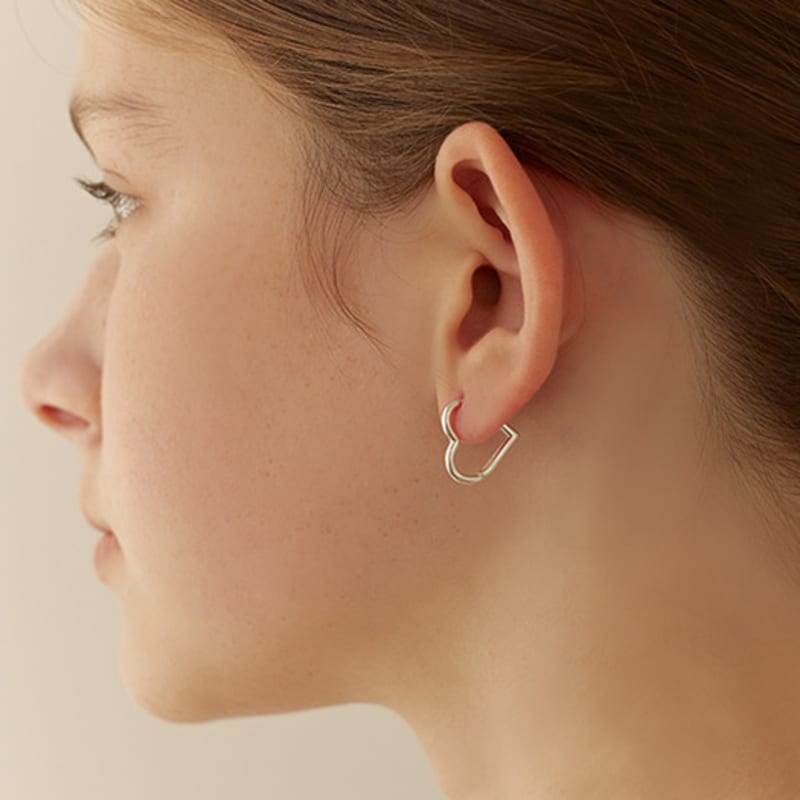 Серьга "Жизнь Сердце Надежда"