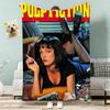 Pulp Fiction movie anime Throw Lightweight g Flannel Blanket Soft Skinfriendly for Summer Cooling