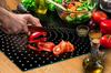 Glass protective plate for the stove 50x52 Pattern