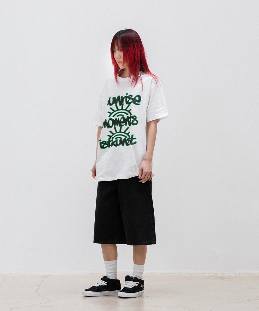 ISTKUNST Sunrise Moment Tee_White(Ik2Emmt504A)