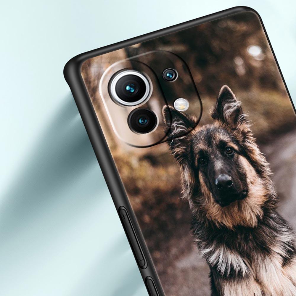 Чехол для телефона для Xiaomi Mi 15 14 13 12 11 Lite 14T 13T 12T 11T Pro Poco X7 X6 X5 X3 Pro F6 F5 F4 Чехол Красивая Немецкая Овчарка