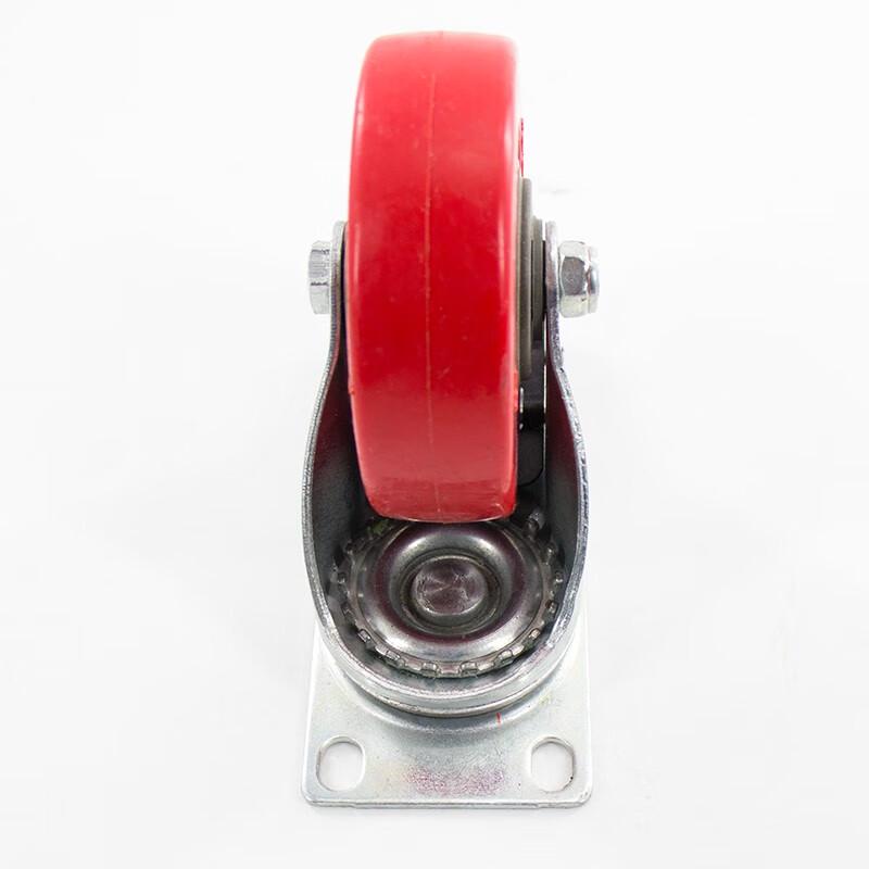 Haisidick Red PVC Caster Wheel for Handcarts