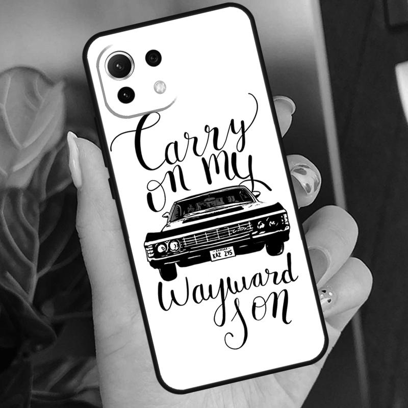 Сверхъестественное CARRY ON MY WAYWARD SONS Чехол Для Xiaomi 15T 14T 13T Pro 14 15 Ultra 17 Pro Max POCO X7 F8 Pro X5 X6 F5 F6 F7 Чехол