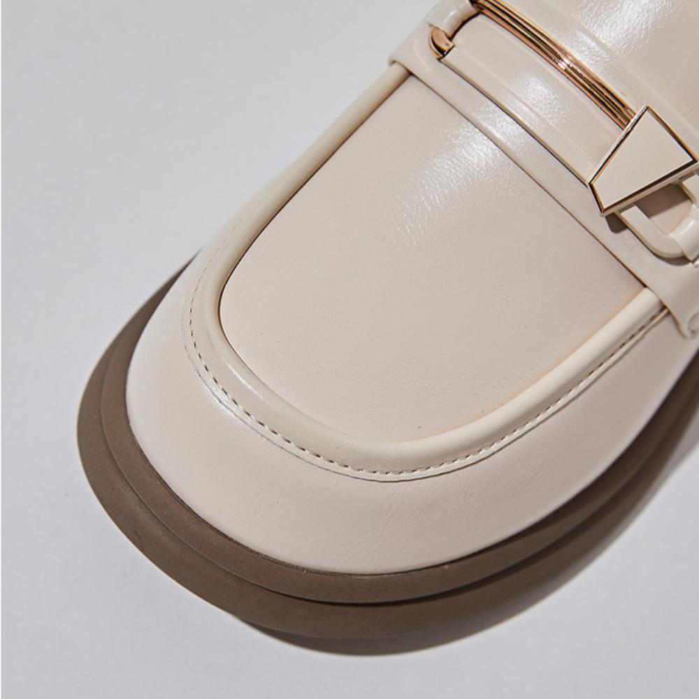 Loafers Women's British Style Small Leather Shoes Women's Shoes Small Fragrant Style Single Shoes