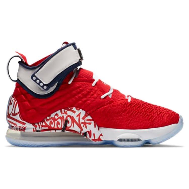 Nike LeBron 17 EP 'LeBron 4 Red Graffiti' Men's CT6052-600