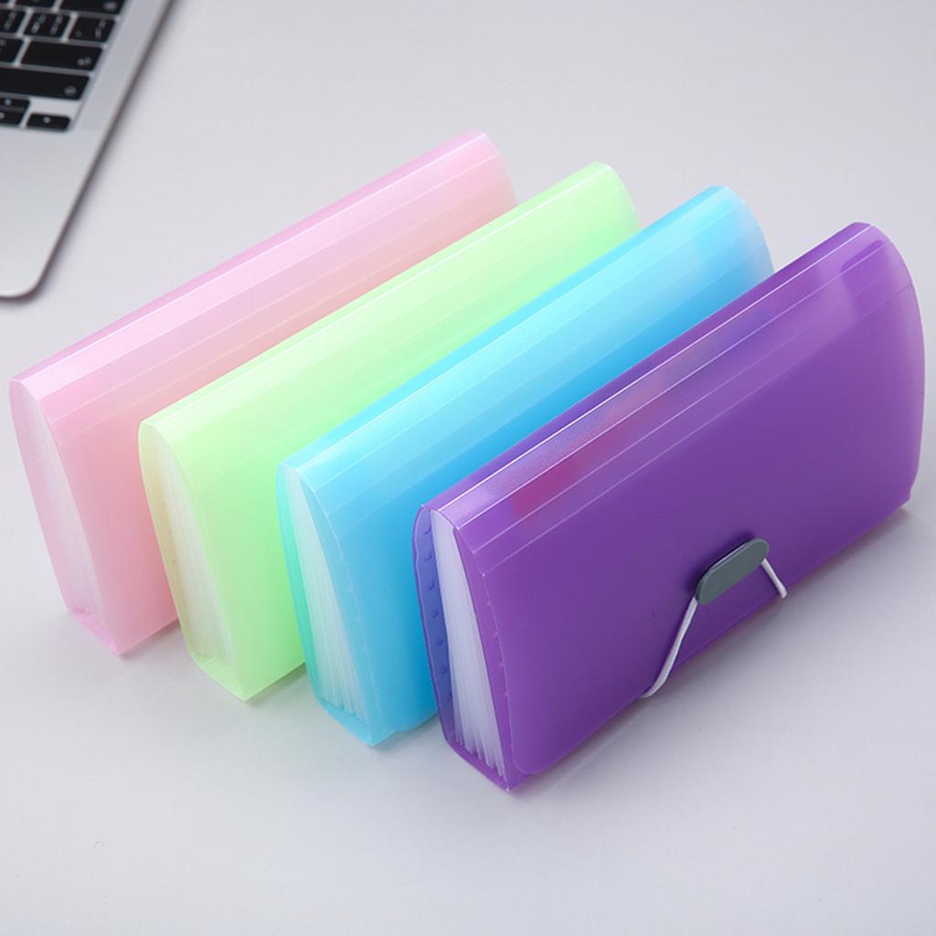 Expanding File Organiser 13 Pocket Receipts Folder Expandable Receipt Coupon Folder Document Folder for Receipts Coupons