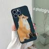 Аниме Смешная Лиса Силиконовый Мягкий Чехол Для iPhone 17 Air 11 14 15 16 Pro Max 13 12 Mini 16 Plus 16e Задняя Крышка