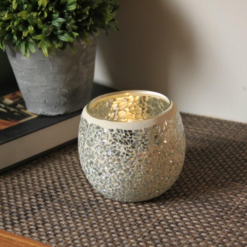 Украшение дома Классический Европейский Мозаичный Стеклянный Подсвечник Свадебные Украшения Рождественские Подарки