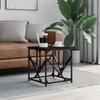 VidaXL Coffee Table Black 45x45x47.5 Cm Engineered Wood 834120