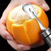 Stainless Steel Citrus Peeler Grapefruit Peeler Quick, Easy & Time-Saving Comfort Handle For Fruit Peeling Kitchen Gadgets