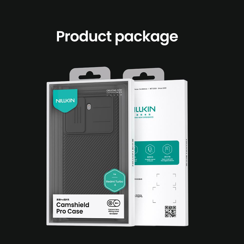 NILLKIN Для Xiaomi Redmi Turbo 4 Чехол для телефона CamShield Pro Защитная задняя крышка для камеры