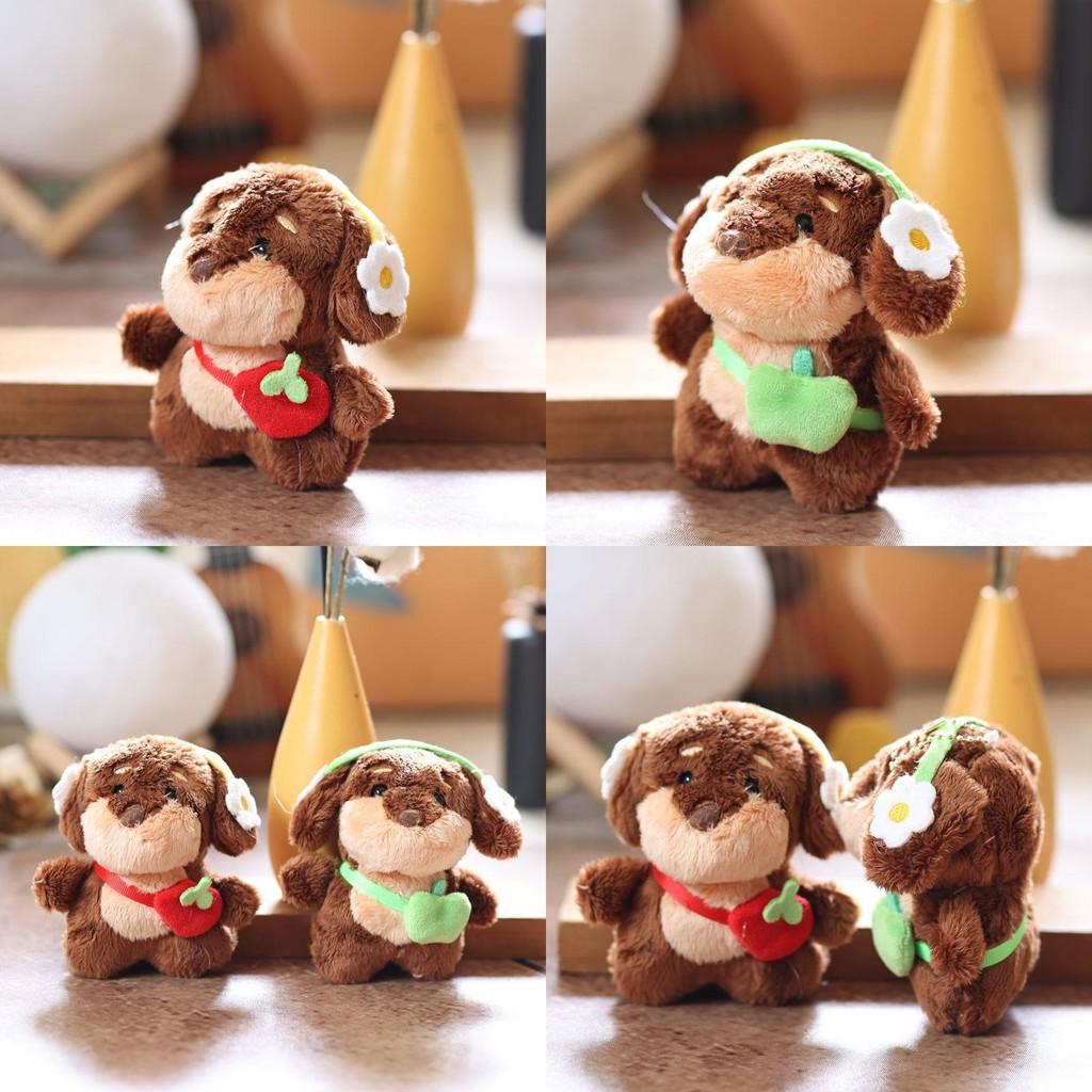 Plush Puppy Pendant Bag Hanging Decoration Keychain Animal Doll Pp Cotton Gift