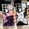 Аниме Годжо Сатору JUJUSU Покрытие Чехол для телефона Для Samsung Galaxy S24 S25 FE S26 Edge S23 Ultra S22 S21 Plus S20 Противоударный Подушка безопасности