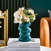 Ваза для цветов PE Pampas Grass Vase Nordic Spiral Flower Pot Modern Desk Esthetic Room Decor Living Flower Holder For Home