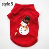 Christmas Pet Clothing Cotton Dog Clothes For Small Medium Dogs Vest Shirt New Year