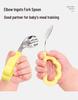 11-предметный детский силиконовый набор для кормления с мишкой: Набор для кормления из пищевого силикона: слюнявчик, тарелка, поильник и столовые приборы