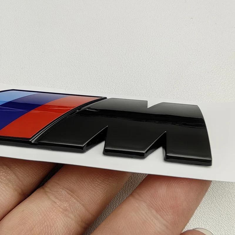 VV BMW M Трехцветный Значок-Логотип 1/3/5/7 Серии X1 X3 X5 X6 Водонепроницаемая Наклейка на Крыло и Багажник 3D Логотип M Sport Автоаксессуары VFT3