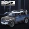 1/32 Range Rover Defender SUV Alloy Car Model Diecast Metal Toy Simulation Off-road Vehicles Model Sound and Light Toys Car Gift