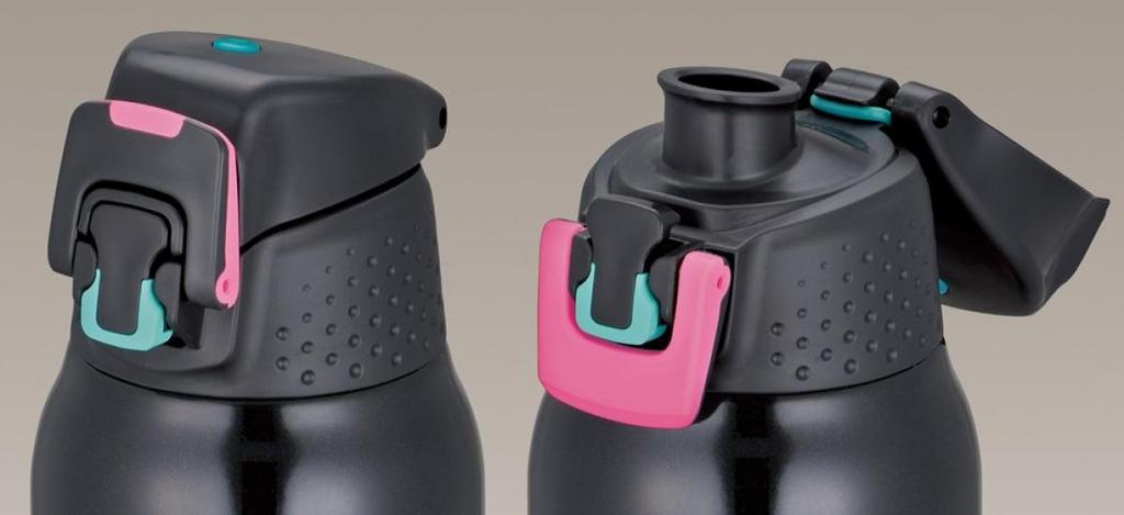 Thermos Vacuum Insulated Sports Bottle, 1.0L, Black Pink, FFZ-1000F BK-P