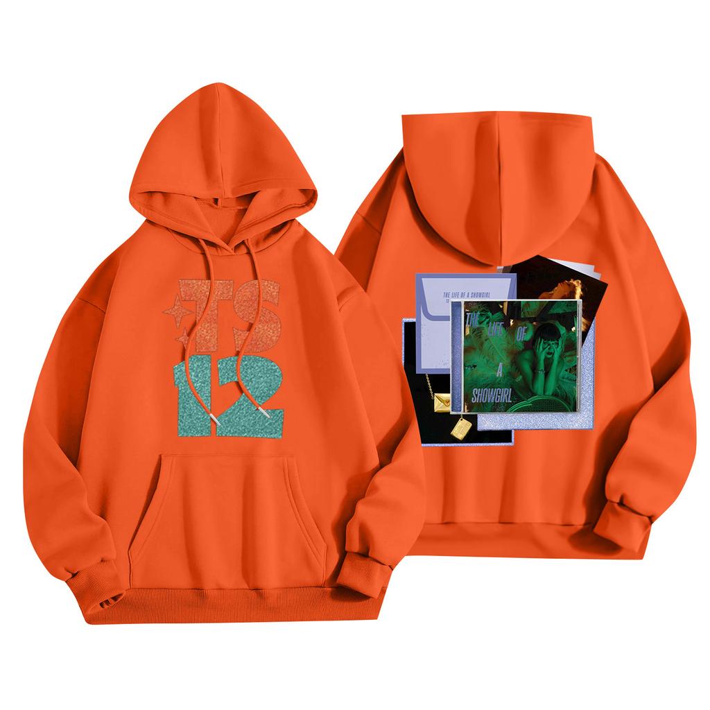 Женский модный легкий пуловер с длинным рукавом и карманами, худи с принтом