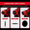 Paint Sprayer, 650W HVLP Electric Spray Paint   1400ml Container with 6 Copper Nozzles 3 Spraying Effects for Indoor and Outdoor Furniture, Fences, 