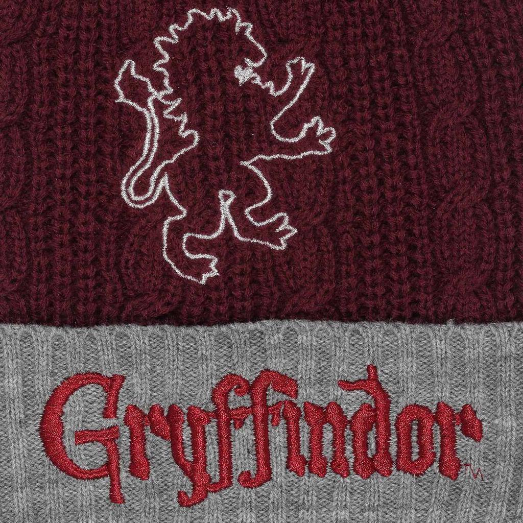 HARRY POTTER Gryffindor Pom Pom Beanie