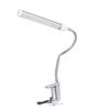 Светодиодный рабочий светильник Gooseneck Silver C Clamp LED 21W Dimmable Machine Tool Work Light Aluminum Gooseneck