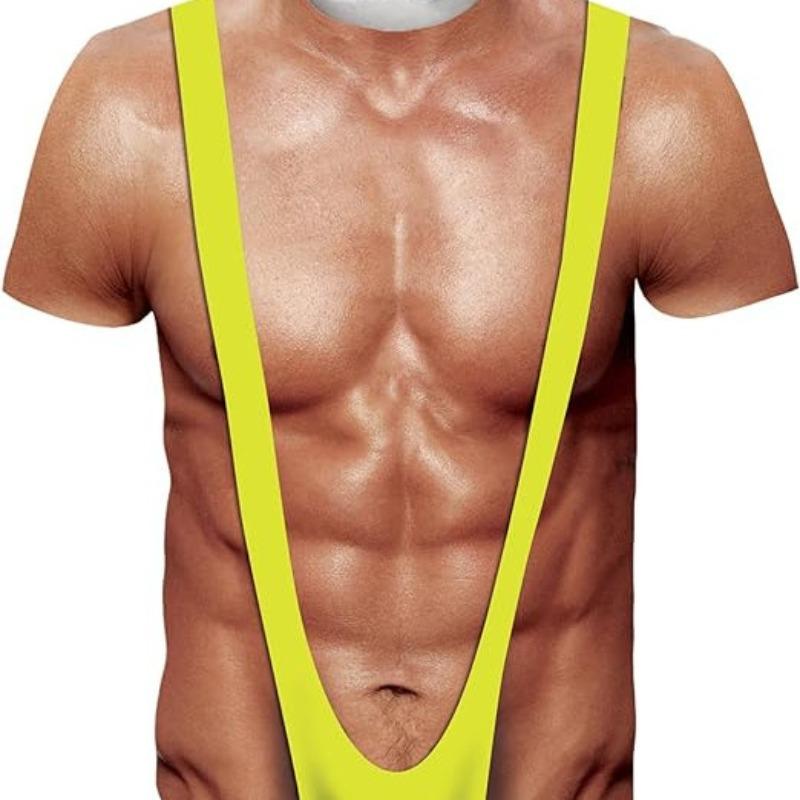 Летняя мужская футболка Eight Piece Muscle с принтом в виде живота 3D, летняя мужская мода, индивидуальный покрой, короткий рукав