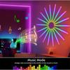 Светодиодные фонари Bluetooth Fireworks с атмосферной лампой RGB Dream Wedding Christmas Decor Dream Meteor Light