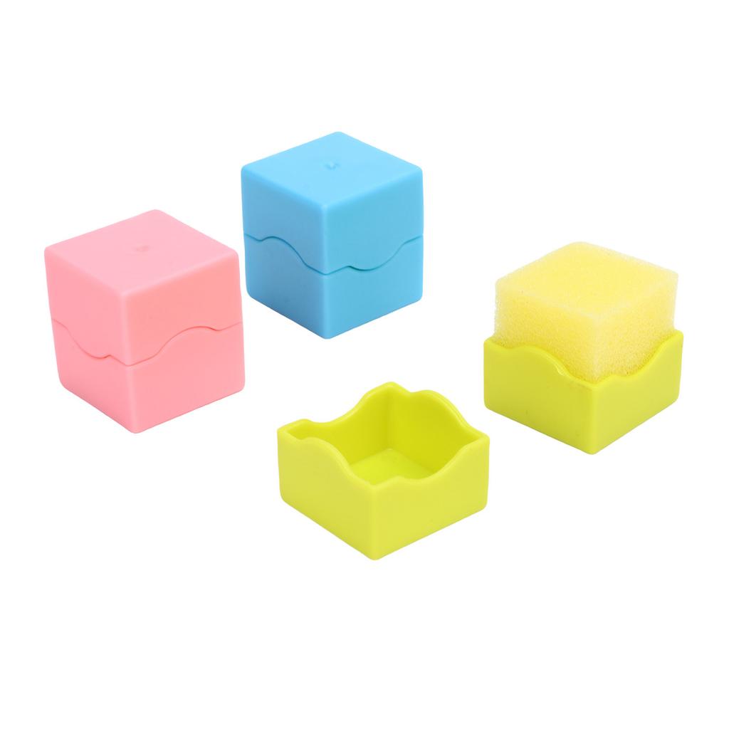 72pcs Billiard Cue Chalk Holder Portable Plastic Pool Cue Chalk Box for Billiard Supplies Clubs Home