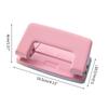 Macaron Color Paper Punch Tool Manual Round Hole Puncher New 2-Hole Puncher