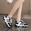Горячая Распродажа 2025 Обувь Женская Смешанный Цвет Женские Вулканизированные Туфли Уличные Женские Кроссовки На Шнуровке Платформа Повседневная Спортивная Обувь Дамская