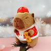 Capybara Plush Toy For Christmas Decoration With Pp Cotton Filling For Kids And Collectors