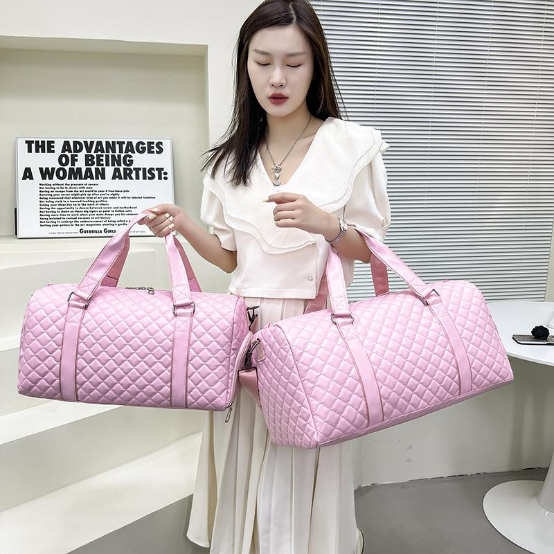 Премиум дорожная сумка Короткая командировка ПУ портативная на плечо через тело Разделение сухого и влажного Посадка в самолет Отдельный отсек для обуви Багажная сумка