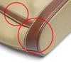 HUNTING WORLD Mini tote Handbag canvas Khaki x Brown unisex 4620969 Used