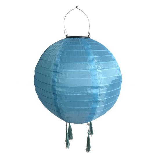 Подвесной солнечный фонарь, круглый уличный фонарь в китайском стиле с 4 кисточками, светодиодный солнечный светильник для украшения сада, патио, свадебной вечеринки