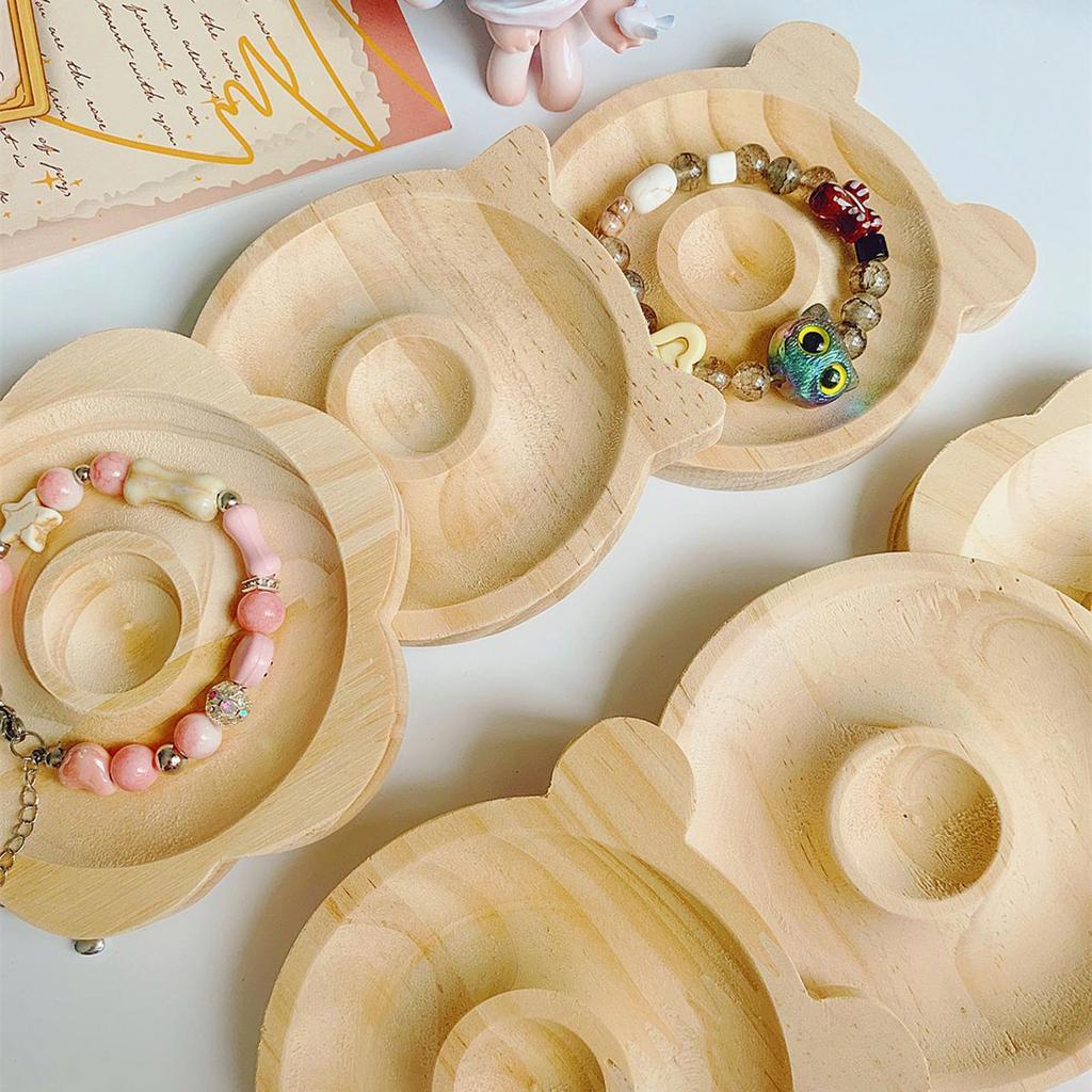 Доска из натурального дерева Инструменты для измерения ювелирных изделий DIY Органайзер для браслетов и ожерелий ручной работы Поддон для бисера Поддон для дизайна ювелирных изделий