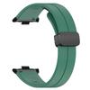 For Xiaomi Smart Band 8 Pro Silicone Watch Strap Wristband with Magnetic Folding Buckle