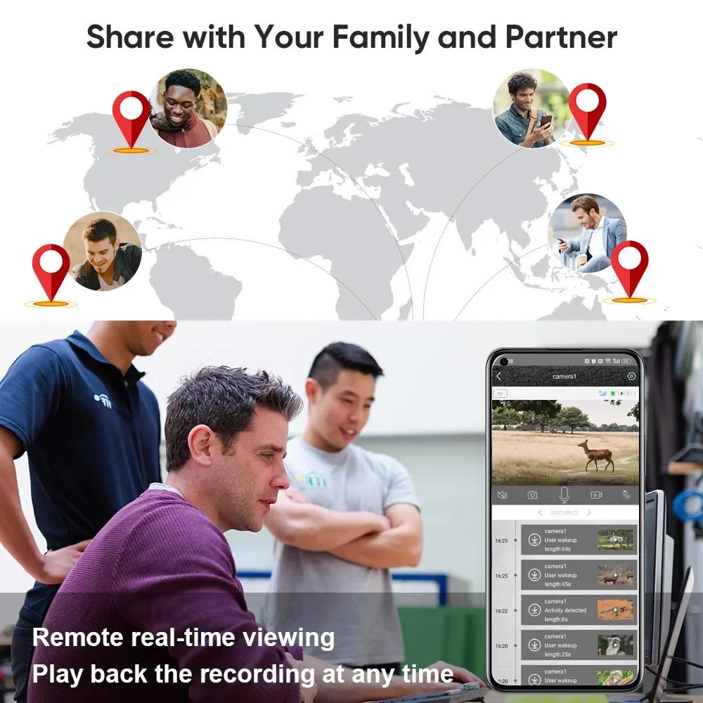 LS VISION Солнечная камера для охоты и слежения 14 Мп 4G SIM-карта IP66 водонепроницаемый 2-сторонняя связь 20 м PIR детектор движения камера для наблюдения за дикой природой ИК ночное видение