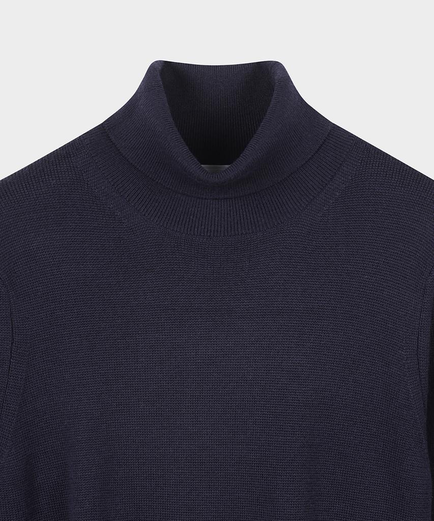 Brooks Brothers [Women'S] Wool Turtleneck Belted Sweater Dress (Navy) (Bbdzwm3731Qef)