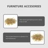 100 pcs Round Head Brass Nails Pure Brass Decorative Pins Small Brass Nails  Models Crafts