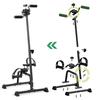 Elderly Exercise Bike Pedal Exerciser Bike Hand Arm Leg Knee Peddler Adjustable Fitness Equipment for Seniors Elderly Home Pedal Exercise Bike
