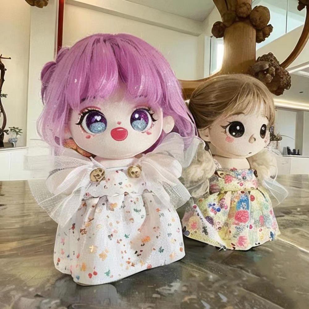 DIY Одежда Звезда Кукла Платье Платье Без Атрибутов Куклы Юбки 20см Идол Хлопковая Кукла