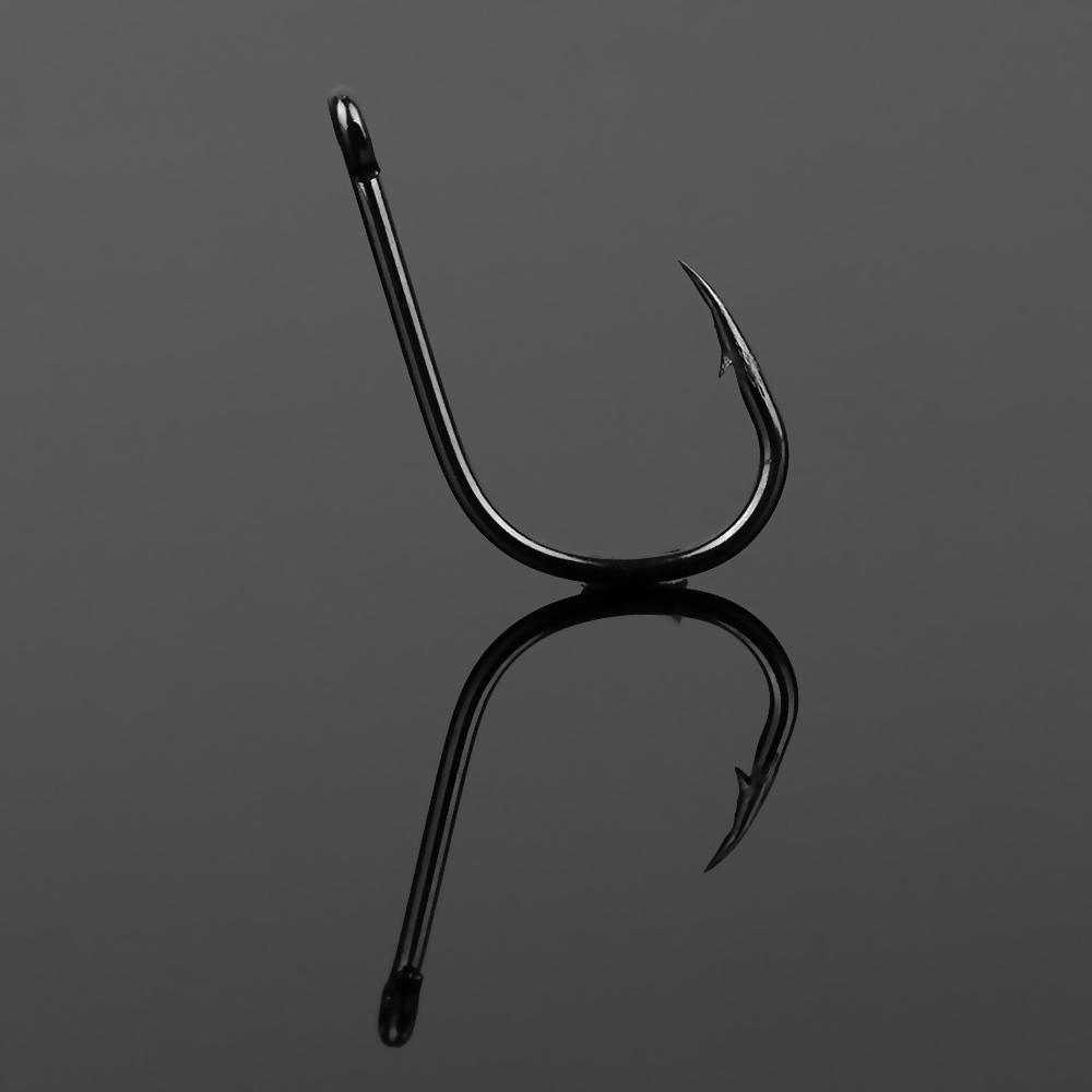 100PCS/SET Sharp Carbon Steel Barb Fishook Fishing Hooks Fish Bait Durable Head