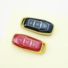 Gold Edge For Ford Mustang Explorer Edge Fusion F150 Mondeo TPU Auto Car Remote Key Case Cover Bag Shell Holder Keyless Accessories