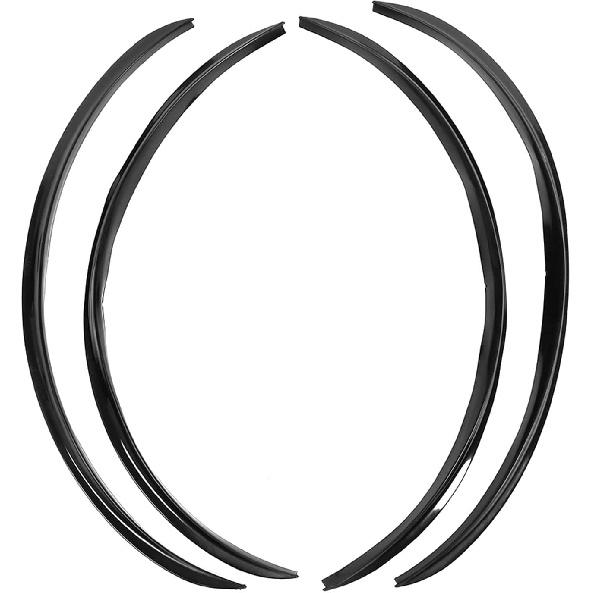 Накладка-губа на колесную арку, Защитная крышка от царапин, Прочная, Универсальная, 28,4 дюйма, для автомобилей, грузовиков, внедорожников, Черная